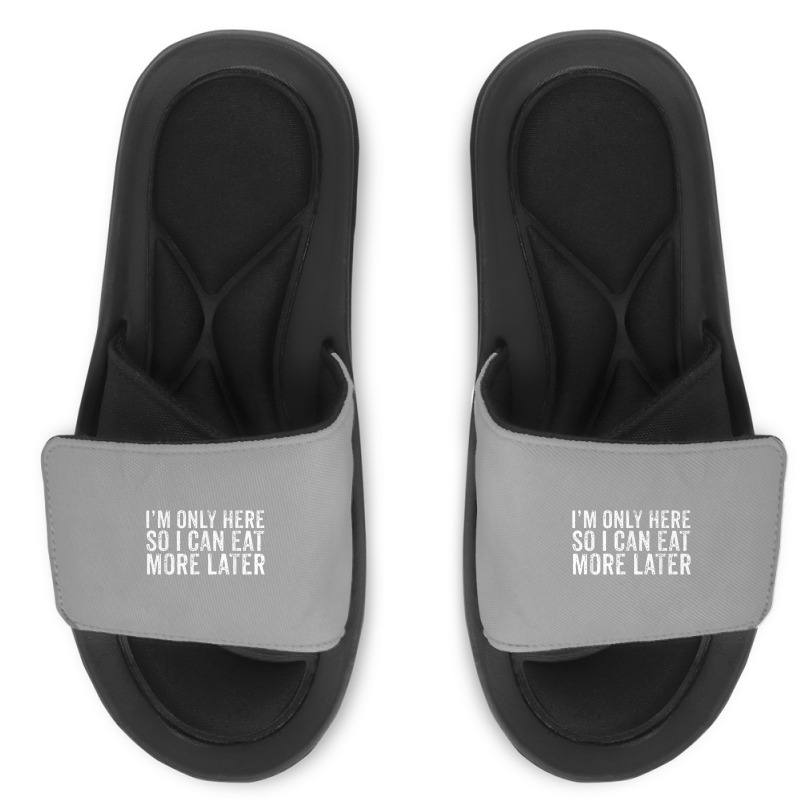 Funny Gym Workout Apparel Humor Sarcastic Funny Cardio Slide Sandal | Artistshot