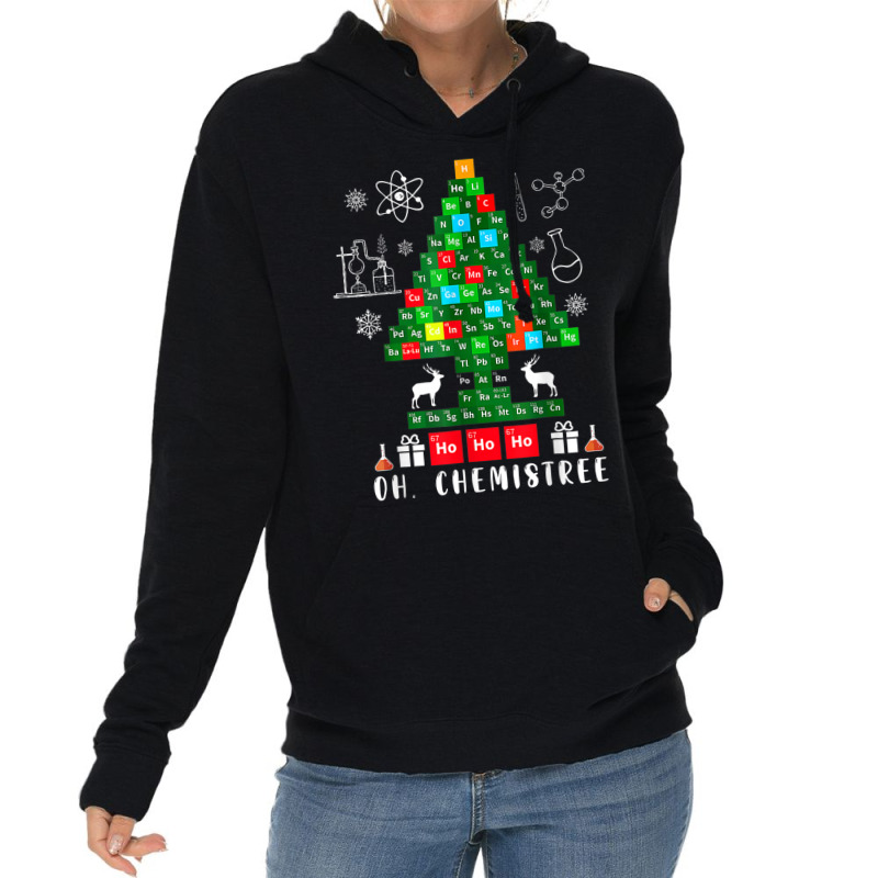 Science Christmas Shirt Oh Chemist Tree Chemistree Chemistry Lightweight Hoodie | Artistshot