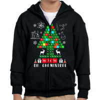 Science Christmas Shirt Oh Chemist Tree Chemistree Chemistry Youth Zipper Hoodie | Artistshot