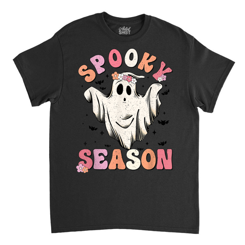 Spooky Season October Halloween Ghost Boo Quote Saying Meme Classic T-shirt | Artistshot