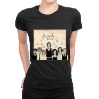 Arcade Fire Illustration Ladies Fitted T-shirt | Artistshot