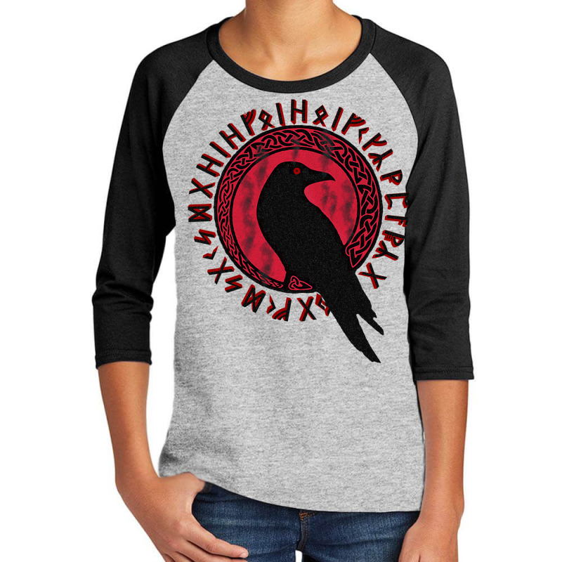 Huginn and Muninn, Viking Ravens Ladies T-Shirt 