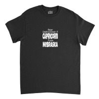 Never Underestimate A Capricorn From Nebraska Funny Zodiac Classic T-shirt | Artistshot