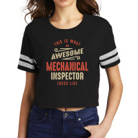 Funny Awesome Mechanical Inspector Job Occupation Scorecard Crop Tee | Artistshot