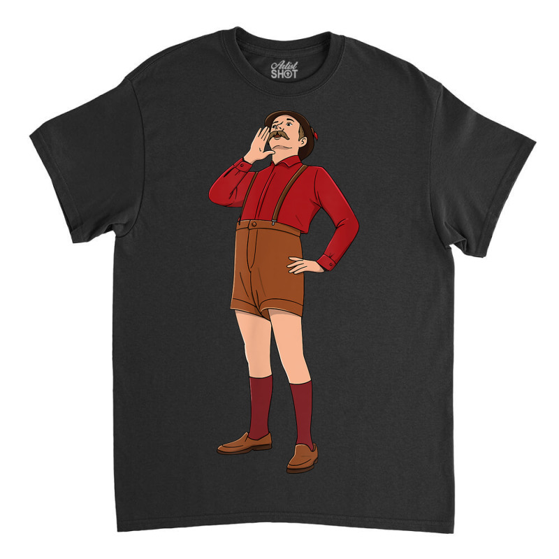 Yodel Illustration Design For A Yodeler Classic T-shirt | Artistshot