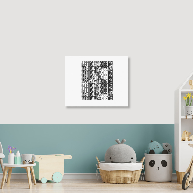 I Can Change Graphic Landscape Canvas Print | Artistshot