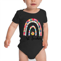 Art Teacher Boho Rainbow Caring Dedicated Loving Vintage Baby Bodysuit | Artistshot