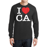 I Heart Ca Love California T Shirt Long Sleeve Shirts | Artistshot