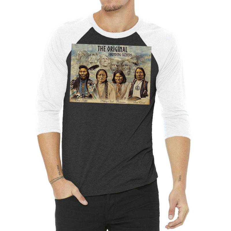 Original Founding Fathers Native American 3/4 Sleeve Shirt | Artistshot