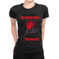 You Don't Scare Me I'm A Cardiologist Halloween Zombie Hand Ladies Fitted T-shirt | Artistshot