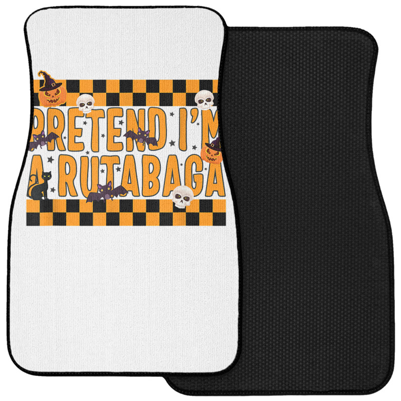 Pretend I'm A Rutabaga Costume Funny Lazy Halloween Party Sp T Shirt Front Car Mat | Artistshot