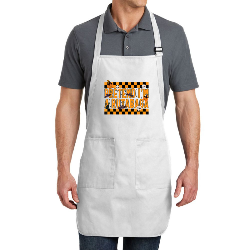 Pretend I'm A Rutabaga Costume Funny Lazy Halloween Party Sp T Shirt Full-length Apron | Artistshot