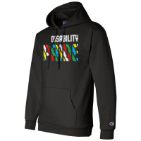 Disability Pride Flag July Supporter Disabled Pride Retro Champion Hoodie | Artistshot