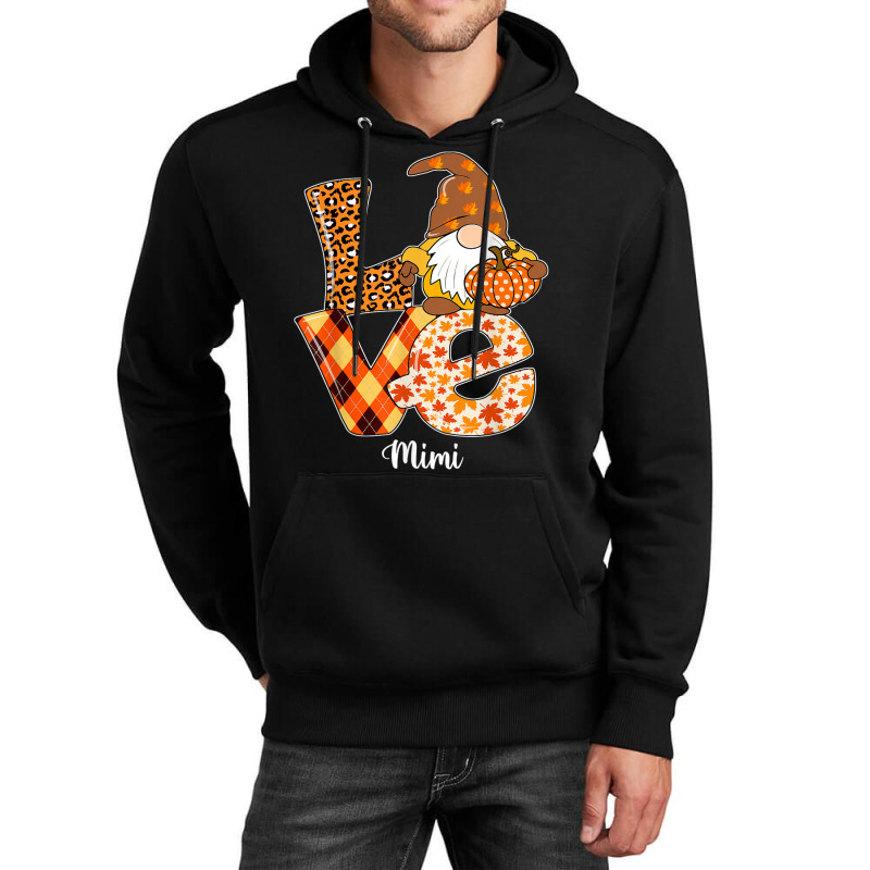 Love Gnome Pumpkin Mimi Thanksgiving Group Matching Unisex Hoodie by Sapphire | Artistshot