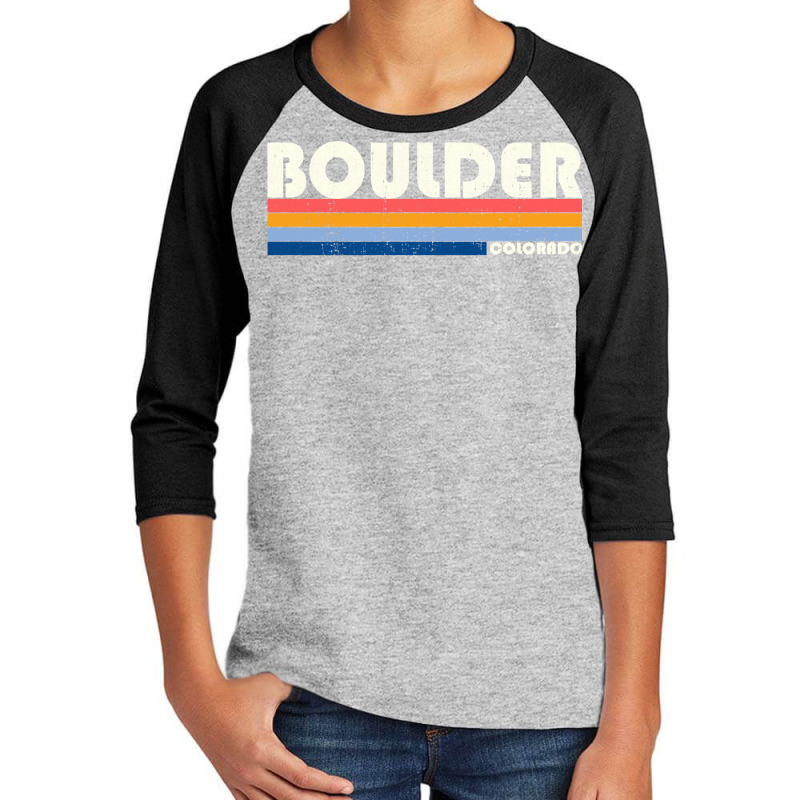 Vintage 70s 80s Style Boulder Co Sweatshirt Youth 3/4 Sleeve | Artistshot