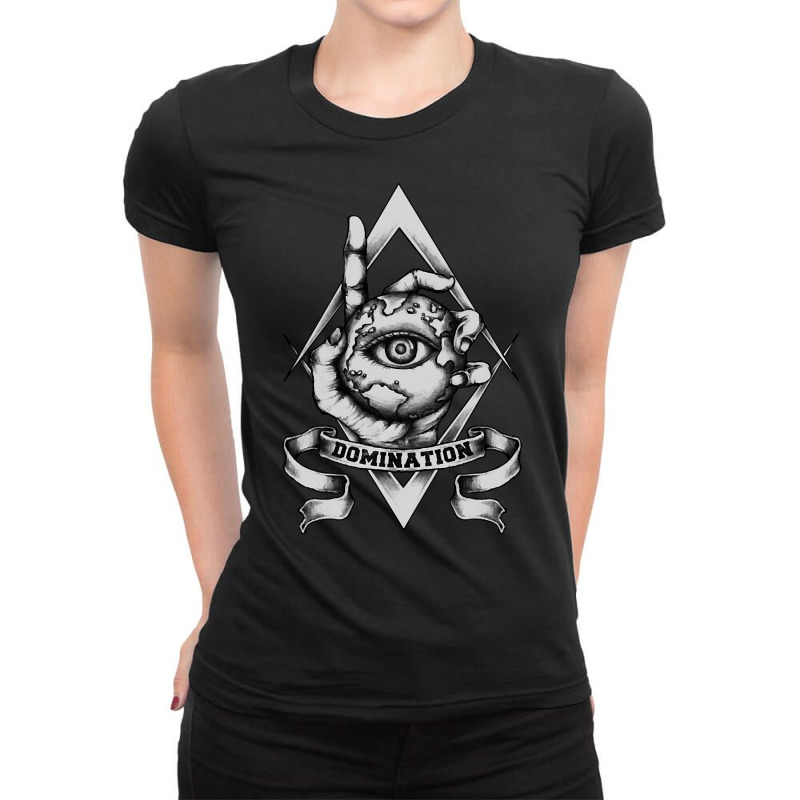 Domination Ladies Fitted T-Shirt by Quick Scully | Artistshot