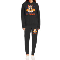 Funny Corgi Dog Lover Witch Better Have My Treats Halloween Hoodie & Jogger Set | Artistshot