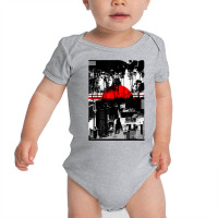 Urban City Silhouetted Tonal Black & White Graphic T Shirt Baby Bodysuit | Artistshot