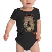 Detective Rhinoceros Spy Investigator Wildlife Rhino Lover Baby Bodysuit | Artistshot