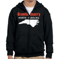 Granite Quarry North Carolina Usa State America Travel Youth Zipper Hoodie | Artistshot