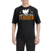 Spooktacular Teacher Spooky Ghost Teacher Halloween Women Youth Tee | Artistshot