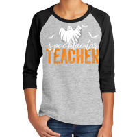 Spooktacular Teacher Spooky Ghost Teacher Halloween Women Youth 3/4 Sleeve | Artistshot