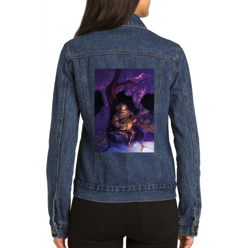 Outer Wilds Outer Wilds Outer Wilds Outer Wilds Outer Wilds Outer Wild Ladies Denim Jacket by BERNARDMATTHEWS | Artistshot