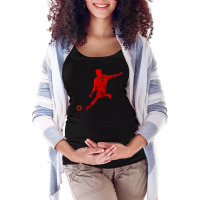 Morroco Moroccan Roots Moroccan Flag Moroccan Soccer Player Maternity Scoop Neck T-shirt | Artistshot