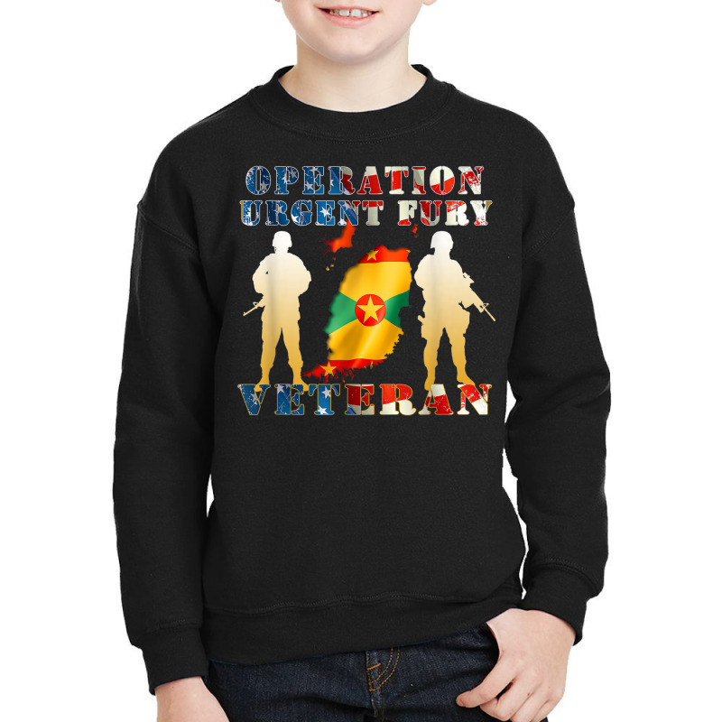 Operation Urgent Fury Combat Veteran Grenada Gift Youth Sweatshirt by Fashonus | Artistshot