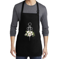 Phlebotomist Life Injection Phlebotomy Flowers Syringe Medium-length Apron | Artistshot