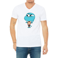 Gumball V-neck Tee | Artistshot