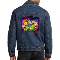 Halloween Simpson Men Denim Jacket | Artistshot