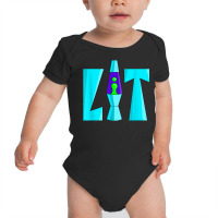 Lit Lava Lamp Drippy Retro 80's 90's Graffiti T Shirt Baby Bodysuit | Artistshot