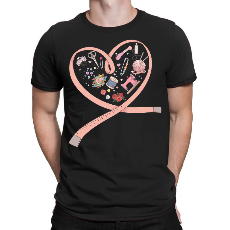 Womens Sewing Is My Heart  Quilting Loves Sewing Machines T-shirt | Artistshot