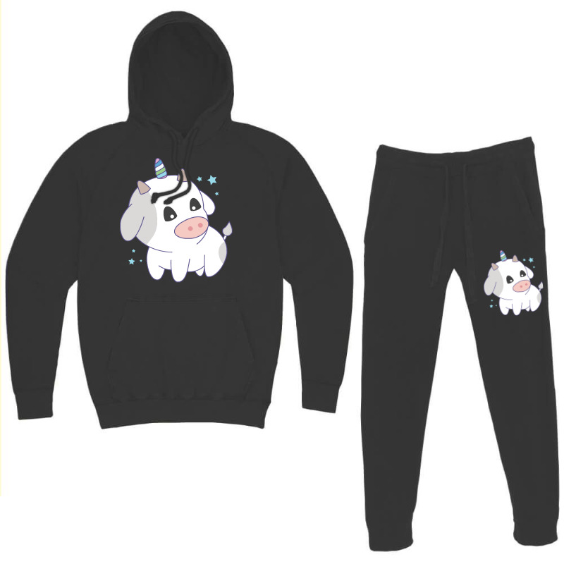 Unicorn T  Shirtcute Unicorn Cow T  Shirt Hoodie & Jogger Set | Artistshot