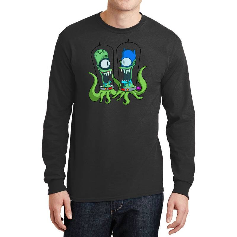 Kang Man And Kodos Sidekick Long Sleeve Shirts by okviani | Artistshot