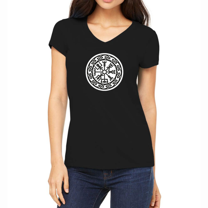 Sacred Geometry Platonic Solids Metatrons Cube Flower Of Life 10966380 Women's V-Neck T-Shirt by riska_art | Artistshot