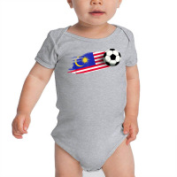 Malaysia Flag Jersey Malaysian Soccer Team Malaysian T Shirt Baby Bodysuit | Artistshot