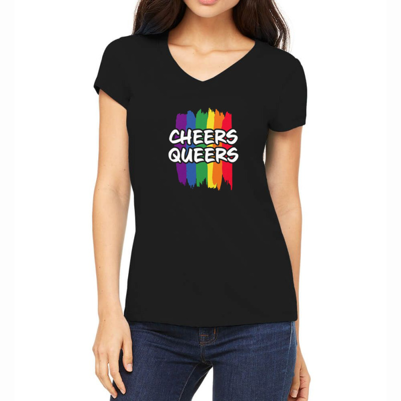 Lgbt Women's V-Neck T-Shirt by Disgus_Thing | Artistshot