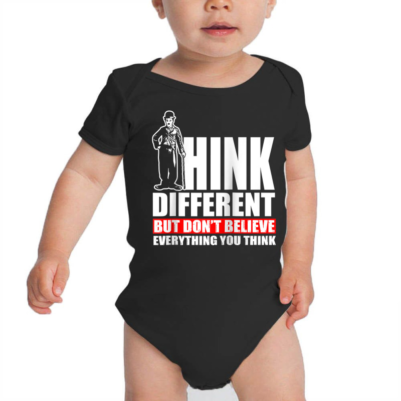 Chaplin   Think Different Raglan Baseball Tee Baby Bodysuit by cm-arts | Artistshot