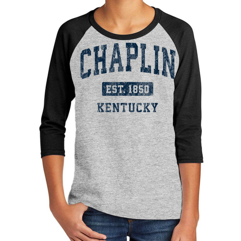 Chaplin Kentucky Ky Vintage Athletic Sports Design Youth 3/4 Sleeve by Creed | Artistshot