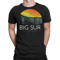 Big Sur California Beach Central Coast Retro Forest Camping T Shirt T-shirt | Artistshot