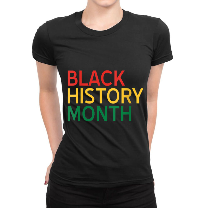 Womens Black History Month  Political African Pride  Music Vintage Ladies Fitted T-Shirt by KhalilDesign | Artistshot