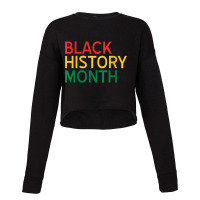 Womens Black History Month  Political African Pride  Music Vintage Cropped Sweater | Artistshot