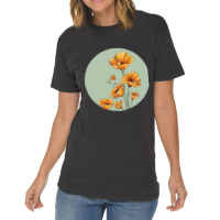 California Poppies Vintage T-shirt | Artistshot