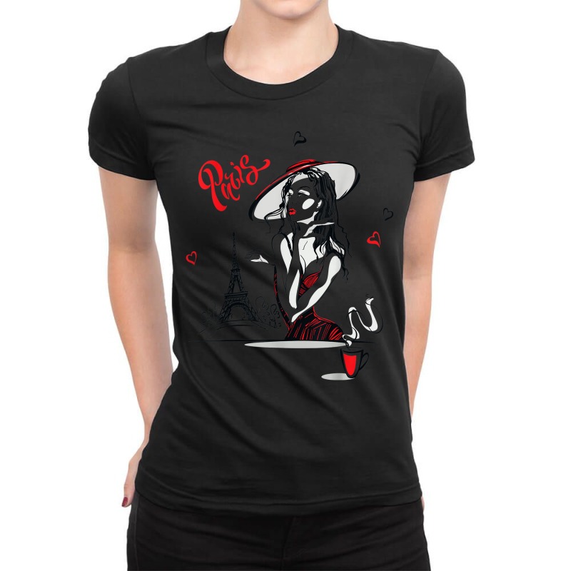 Paris Girl Ladies Fitted T-Shirt by Clinical | Artistshot