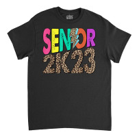 Senior 2k23 Leopard Lightning Bolt Class Of 2023 Graduation Classic T-shirt | Artistshot