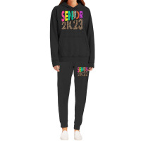 Senior 2k23 Leopard Lightning Bolt Class Of 2023 Graduation Hoodie & Jogger Set | Artistshot