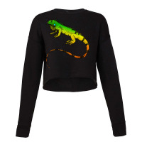 Vintage Retro Geckos Terraristic Day Gift Cropped Sweater | Artistshot