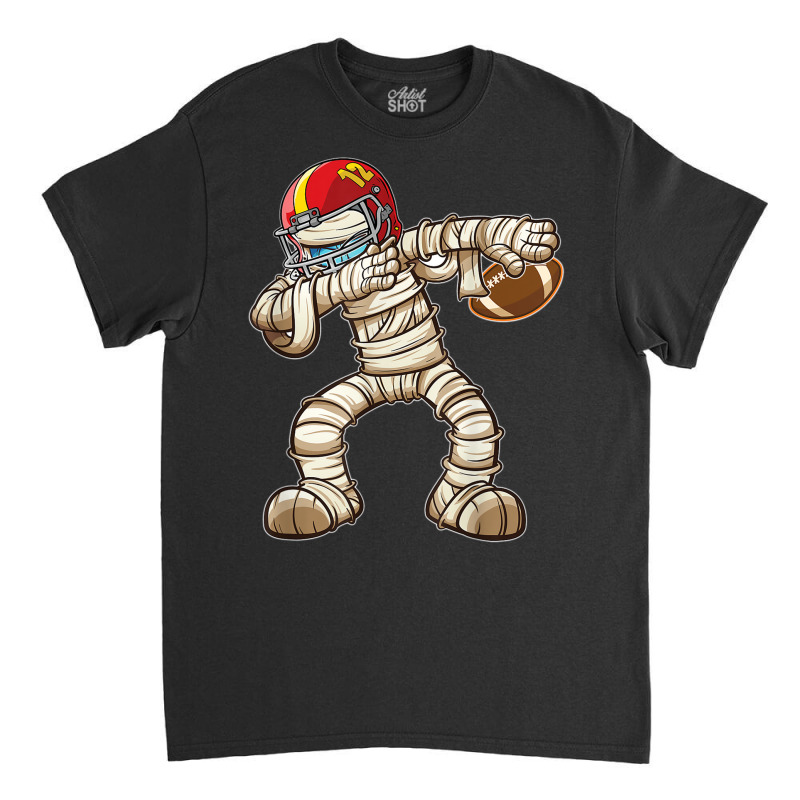 Dabbing Mummy Football Halloween Pumpkin Horor Dancing Party Classic T-shirt | Artistshot